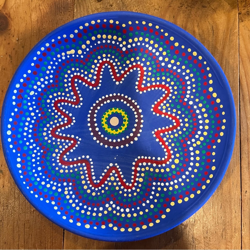 Australian Aboriginal Art Dot Painting Mandala